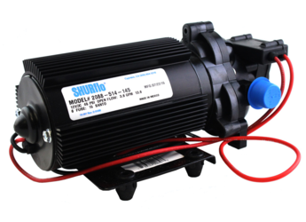 12VDC Premium Demand Diaphram Pump (Fin Cooled Motor) - Shurflo