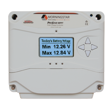 Prostar 25A, 12/24V MPPT Charge Controller With Display